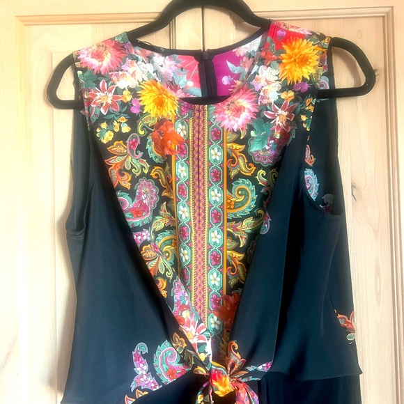 Disigual wrap dress size 12 floral - Picture 6 of 9